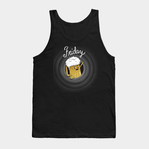 happy Hour Tank Top by Madkobra